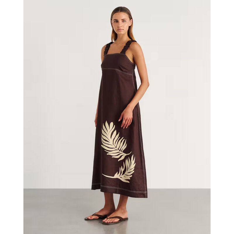 JAG Roam Linen Maxi Dress image number 2